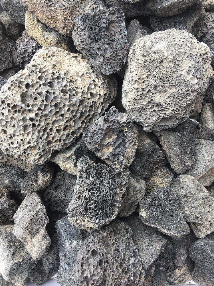 Rough Rock Lava Black Natural Rough Stone 500 Grams